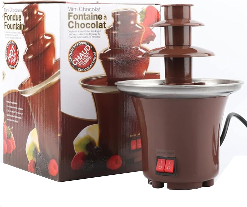 🍫 Mini Fuente de Chocolate de Acero Inoxidable (Grado Alimenticio)