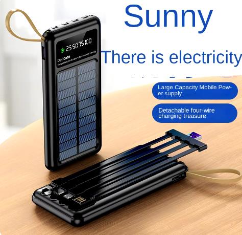 Batería portátil con panel solar 20000mAh+ ENVIO GRATIS