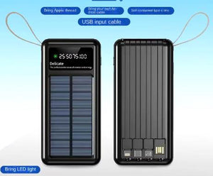 Batería portátil con panel solar 20000mAh+ ENVIO GRATIS