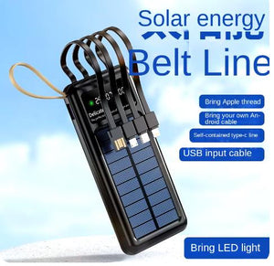 Batería portátil con panel solar 20000mAh+ ENVIO GRATIS